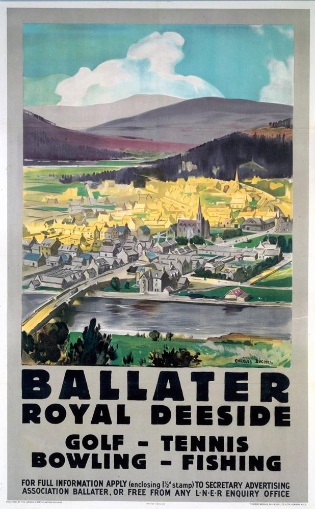 Image for Ballater Railway Print